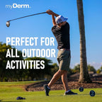 MyDerm Ultra-moisturizing SPF 50 Sport Sunscreen Lotion, Free from Octisalate, Oxybenzone, Octinoxate and Parabens, Hawaii 104 Reef Act Compliant, 128 oz (1 Gallon), Broad Spectrum UVA/UVB Protection