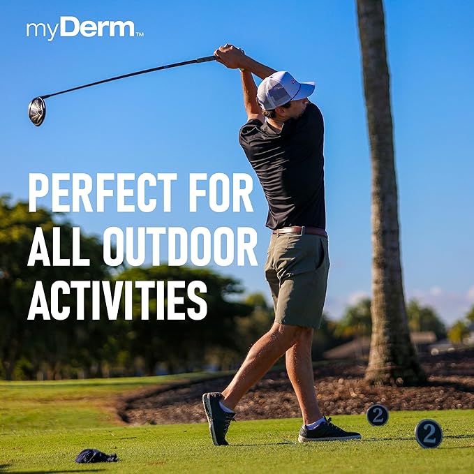 MyDerm Ultra-moisturizing SPF 50 Sport Sunscreen Lotion, Free from Octisalate, Oxybenzone, Octinoxate and Parabens, Hawaii 104 Reef Act Compliant, 128 oz (1 Gallon), Broad Spectrum UVA/UVB Protection