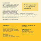 Anti-Cellulite Body Scrub for Skin Tightening, Firming, Moisturizing & Smoothing, Exfoliating Formula for Legs & Glutes with Stem Cells, Collagen, Coconut & Jojoba Oil, 16 OZ, by M3 Naturals