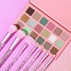 18 Colors Eyeshadow Palette With 7 pcs Soft