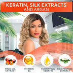 Keratin Enriched Shampoo - Sulfate and Paraben Free - Anti Frizz Treatment for Women and Men – Professional Salon Grade Repair Formula with Silk Protein for Dry, Frizzy Damaged and Color Treated Hair