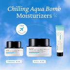 belif Aqua Bomb BOO-tiful Hydrated Skincare Set: Korean Skincare Set with Aqua Bomb Moisturizer, Frozen Cream, 2-Step Skincare for All Skin Types