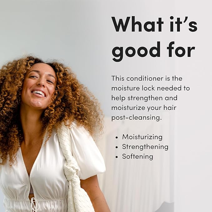 hers triple threat hydrating conditioner for damaged hair, leaves hair looking shiny and strong, color sage formula with an amino acid blend, argan, coconut, sunflower seed oil, 2 pack, 6.4oz