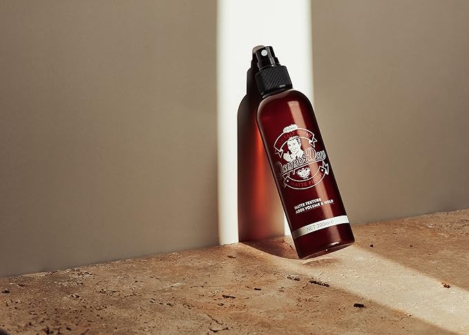 Dapper Dan Matt Paste, High Hold Low Shine Paste for Men 1 x 100ml Sea Salt Spray for Matte Textured Finish 1 x 200ml