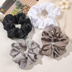Hair Scrunchies for Women - Hair Ties No Damage Both for Thick Hair or Thin Hair Curl Hair No Crease Scrunchies Ponytail Holder No Hurt Your Hair