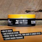 UPPERCUT DELUXE Texture Cream –Flexible, Reworkable Styling Cream for Men – Natural Matte Finish, Pliable Hold, Lightweight Hair Product – 3.5 oz / 100g