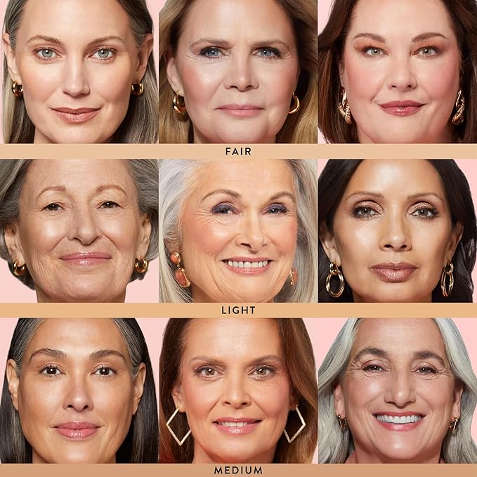 LAURA GELLER NEW YORK Baked Balance-N-Glow Illuminating Foundation - Fair - Buildable Sheer to Light Coverage - Satin Finish