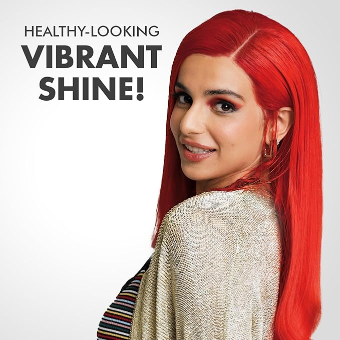 Got2b Color Remix, Customizable Semi-Permanent Hair Color, 092 Radical Red