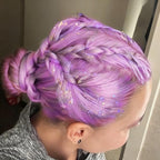 Go Ho Pastel Purple Face Body Glitter,Sparkly Face Glitter Makeup,Light Purple Face Paint Holographic Chunky Sequins Glitters for Eye Lip Hair Nails,Festival Rave Accessories