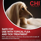 CHI for Dogs Deodorizing No-Rinse Foam - Dry Shampoo and Odor Eliminator for Dogs - Sulfate and Paraben Free - Made in USA - Waterless Pet Grooming Foam, Pump Bottle, 8 Fl Oz