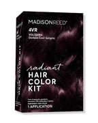 Madison Reed Radiant Hair Color Kit | 4VR Darkest Cool Sangria (Volterra Amethyst) for 100% Gray Hair Coverage | Salon Quality Permanent Hair Dye | PPD-Free & Ammonia-Free | (Packaging Varies) 1 Pack