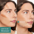 Thrive Causemetics Triple Threat Color Stick: Cream Bronzer & Contour Stick with Vitamin E, Evening Primrose Oil, Waterproof Smudge Proof Face Makeup Formula, Adrienne (Deep Tan Neutral)