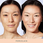 LAURA GELLER NEW YORK Award-Winning Baked Balance-n-Brighten To Go Travel Size Color Correcting Powder Foundation - Porcelain - Buildable Light to Medium Coverage - Demi-Matte Natural