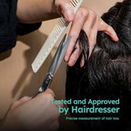 6.3" Professional Hair Scissors – Barber Shears Made with Premium VG10 Steel, Special Blade Angle, Ideal for Straight Cutting and Slide Cutting, Lightweight, Razor-Sharp, Ergonomic Handle | K9 Shears