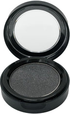Marcasite Shimmering Glitter Black Onyx Chrome Dark Grey Pressed Powder Single Vegan Eyeshadow; Talc, Paraben & Cruelty Free