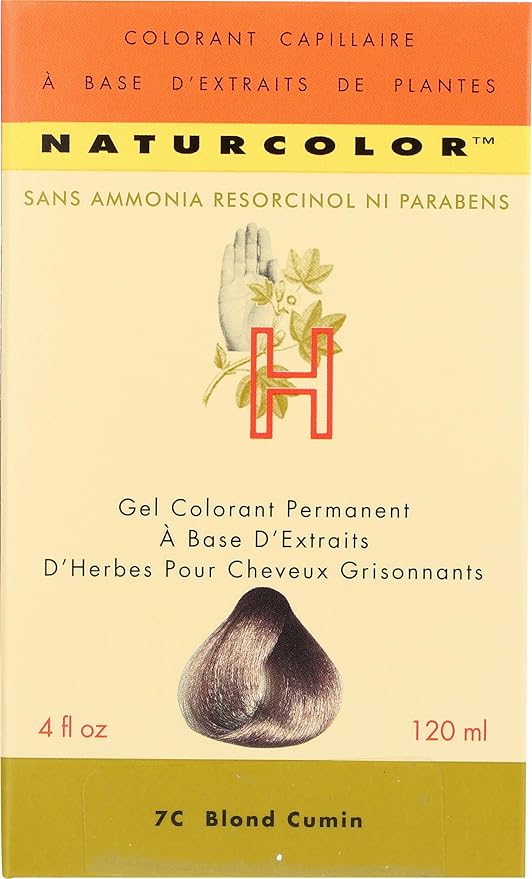 naturcolor Haircolor Hair Dye, 7C - Caraway Blonde, 4 Ounce (7C)