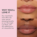 LAWLESS Women's Forget the Filler Lip Plumping Line Smoothing Tinted Balm, Georgie, Pink, 0.09 Ounce