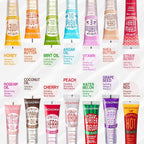 Ruby Kisses Broadway Vita-Lip Tinted Lip Gloss (6 Pack) Ultra-Hydrating, Nourishing, Soothing Formula with Vitamins, High-Shine Non-Sticky Lip Balm with Rosehip+Coconut Oil, Pink & Red Shades