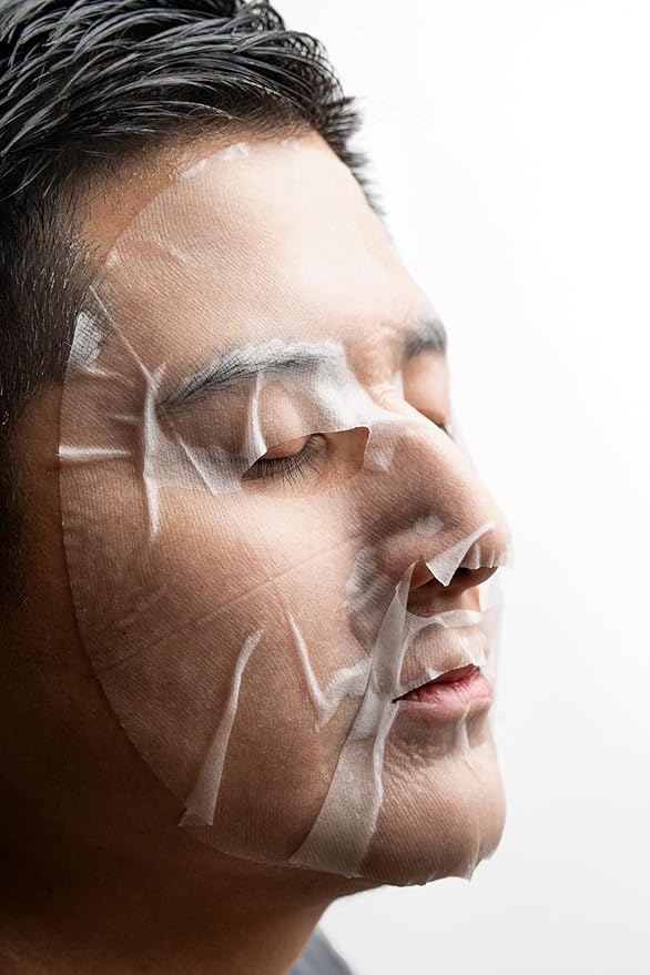 Gentleman's Rejuvenating Face Mask Treatment: 15 Pieces, Anti-Aging, Reduce Wrinkles, Face Masks For Men, Facial Mask, Nourishing