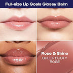 ALLEYOOP Everyday 5-Piece Essentials Kit - Makeup Set Includes 11th Hour Mini Eyeshadow Stick, Lip Goals Glossy Lip Balm & Mini Go To The Distance Mascara - Vegan & Cruelty-Free