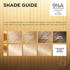 L'Oreal Paris Superior Preference Luminous Fade-Defying Permanent Hair Color, Hair Dye For Up to 9 Weeks of Radiance, Lightest Ash Blonde 9.5A, 1 Hair Dye Kit (Pack of 2)