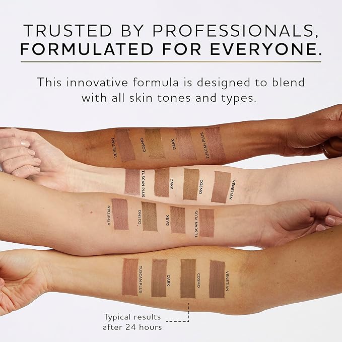 Norvell Venetian Sunless Facial Self Tanner Mousse with Bronzer 1.7 fl oz – Instant Natural Looking Fake Tan, Anti Orange, Streak Free, Long Lasting Sunless Bronzing Glow