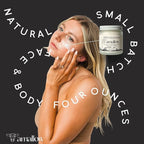 Amallow 100% Grass Fed Beef Tallow for Skin Care - Face + Body - Whipped Moisturizer for Sensitive Skin - Natural Lotion, 4 FL. oz. (Unscented + Jojoba Oil)