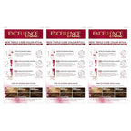 L'Oreal Paris Excellence Crème Permanent Hair Dye, Triple Care Hair Color with Pro-Keratine Complex for 100% Gray Hair Coverage, 5 Medium Brown, 1 Kit (Pack of 3)