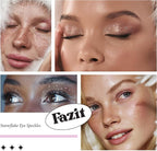 Fazit Makeup Patches - Snowflake Eye Speckles - Glow Up Make-Up Patches - Cute Glitter Makeup Accessories for Women - Cosmetic Glitter for Face