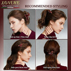 2026 Italian Original Handmade Hair Barrette, Christmas Hair Clip for Women, Plant-Based Acetate France Barrette for Birthday Girls, Durable Styling Hair Accessories for Girls-Steed Whisper