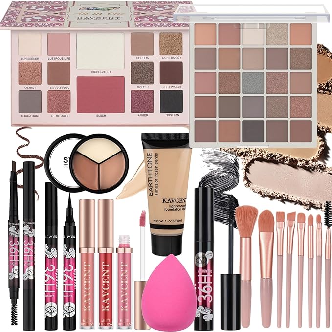 Makeup Set for Teens Makeup Kit for Women Full Kit Eyeshadow Palette Makeup Gift Set for Women Teen Girls Teenagers Makeup Kit for Teens 13-15