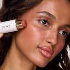 Ogee Lush Sunset - Topaz Face Stick & Freesia Lip Gloss Duo - Limited Edition Holiday Makeup Gift Set - Certified Organic & Skincare-Infused