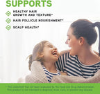 DAVINCI Labs Hair Effects - Dietary Supplement to Support Healthy Hair Growth and Skin* - with Biotin, Zinc, Copper, Saw Palmetto and Grape Seed Extract - Gluten-Free - 90 Vegetarian Capsules