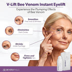 Beverly Hills V-Lift Instant Eye Lift and Eye Tuck Bee Venom Serum for Puffy Eyes, Dark Circles, Wrinkles, and Under Eye Bags Treatment for Women and Men | 30mL (120 Day Supply)