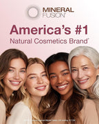 Mineral Fusion So Ageless Fanned Out Volume Mascara (Black) - Conditioning Formula For Look of Thicker, Longer Lashes - Hypoallergenic With Peptides - Smudge Proof