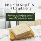 Marbela Cosmetics Natural Oats Handmade Soap Bar - Made in USA, Vegan Friendly, Palm Oil Free, Natural Bar Soap - Gentle Face & Body Soap for Daily Skin Care, Moisturizing & Nourishing - 3.5 oz