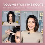 TYMO Cordless Mini Flat Iron for Short Hair, Portable 0.65 Inch Curling Iron for Travel, Hair Straightener and Curler 2 in 1, Ceramic Small Pencil Flat Iron with Curved, Dual Voltage, Pink