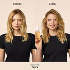 OUAI Full Size Leave In Conditioner & Deluxe Size Wave Spray Bundle - Hair Styling Products for Frizz Control, Volume, Texture & Added Shine (2 Count)