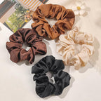 Hair Scrunchies for Women - Hair Ties No Damage Both for Thick Hair or Thin Hair Curl Hair No Crease Scrunchies Ponytail Holder No Hurt Your Hair
