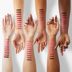 evpct 10Pcs Liquid Matte Matt Lipstick Set for Black Women, Dark Deep Bright Ruby Sexy Brick Mauve Plum Red Violet Purple Matte Lipstick Long Lasting Lipstick 24 hour Waterproof Lip Gloss