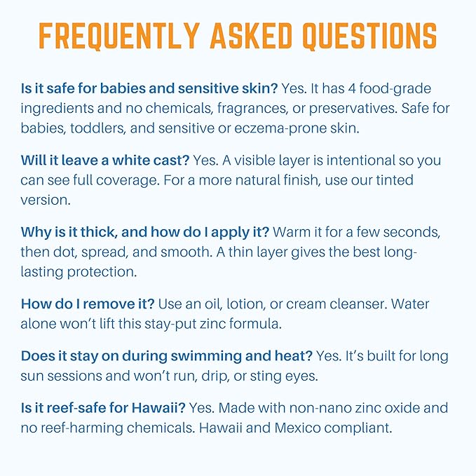 Waxhead Zinc Oxide SPF 30 Face & Nose - Mineral Sunscreen, Reef Safe Sunscreen Travel Size, Biodegradable Coral Friendly Paste, Kids Adult Sensitive Skin, Water Resistant 80 Min, 2oz