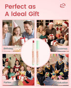 RUNBEN Kids Tinted Lip Balm, Juicy Pomegranate Lipstick, 24H Moisturizing, Safe & Non-toxic Lip Gloss for Kids & Teen, Christmas Makeup Gift for Girls, 2g