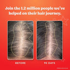 HAIRtamin Advanced Formula Hair Vitamins, Growth Supplement for Women & Men, Supports Stronger, Longer, Visibly Thicker Hair, With 5000 mcg Biotin, Vitamins & Antioxidants, 100% Vegan - 1 Month Supply