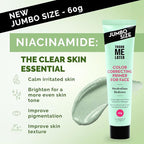 Elizabeth Mott Thank Me Later Color Correcting Face Primer Jumbo 60g (2X Size) – Niacinamide & Cica Soothes Redness – Evens Skin Tone, Grips Makeup for All-Day Wear – Cruelty-Free