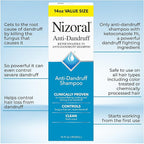 Nizoral Anti-Dandruff Shampoo with 1% Ketoconazole, 14 Fl Oz, Fresh Scent, Anti Fungal Shampoo