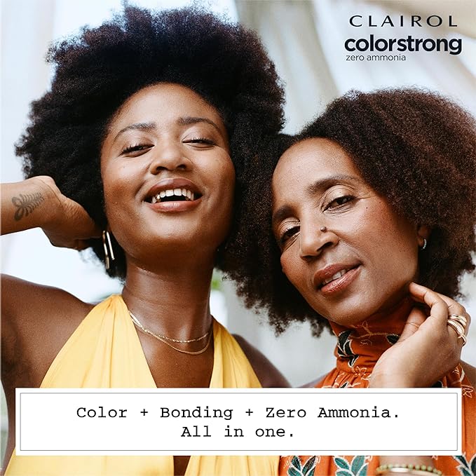 Clairol ColorStrong Permanent Zero Ammonia Hair Dye, 7.1 Dark Ash Blonde - Bora Bora Hair Color, Pack of 2