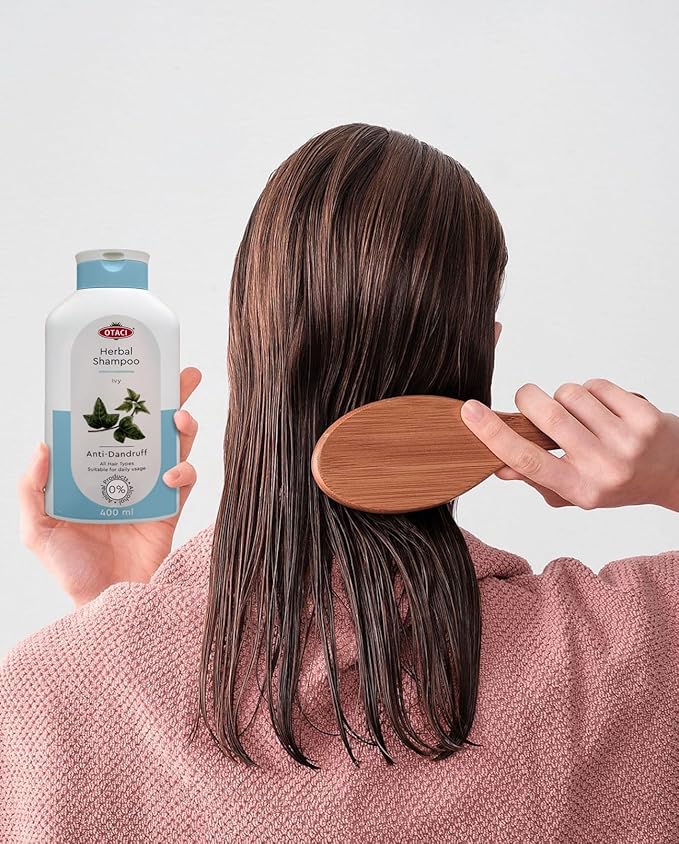 OTACI Herbal Ivy Shampoo – Deep-Cleansing, Vegan Formula Infused with Rosemary, Sage, Chamomile & Mint for Stronger, Shinier, Healthier Hair (13.5 Fl Oz)