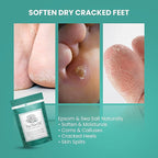 3 Pounds-Tea Tree, Peppermint, Foot Soak | MSM with Epsom Salt Soothes Burning & Itching from Athletes Foot & Foot Odors-Softens Dry Calloused Heels Made by Purely Northwest