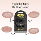 Kitsch x Star Wars Darth Vader Glitter Medium Hair Clip for Women – Dark Side Galaxy-Inspired Claw Clip | Recycled Plastic, Strong Secure Grip | Ideal Gifts for Women, Hair Accessories for Girls