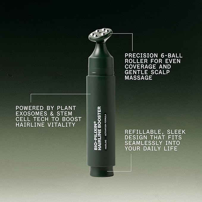 Scandinavian Biolabs Bio-Pilixin® Hairline Booster Refill | Hair Activation Formula, Does Not Include Rollerball Applicator, For Hairline Longevity, Vegan, 15 mL/ 0.5 oz (Pack of 1)